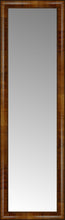 15" x 48" Belmont Light Brown Custom Framed Mirror