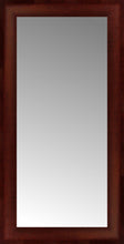 15" x 28" Ansley Mahogany Custom Framed Mirror