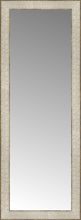 14" x 37" Libretto Antique Silver Custom Framed Mirror