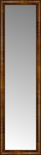 16" x 57" Belmont Light Brown Custom Framed Mirror