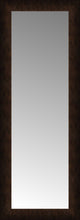 15" x 38" Dark Copper Custom Framed Mirror