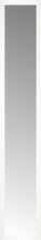 14" x 75" White Wide Cube Custom Framed Mirror