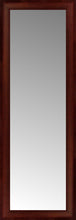 16" x 44" Ansley Mahogany Custom Framed Mirror