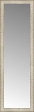 14" x 44" Libretto Antique Silver Custom Framed Mirror