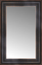 16" x 23" Aged Bronze Slope Custom Framed Mirror