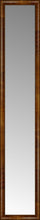14" x 70" Belmont Light Brown Custom Framed Mirror