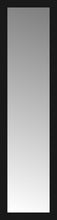 16" x 58" Soho Black Custom Framed Mirror