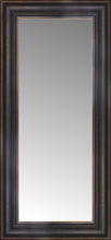 14" x 27" Aged Bronze Slope Custom Framed Mirror