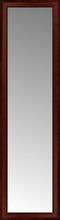 16" x 55" Ansley Mahogany Custom Framed Mirror