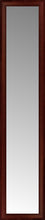 14" x 62" Ansley Mahogany Custom Framed Mirror