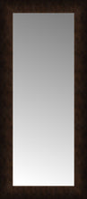 14" x 29" Dark Copper Custom Framed Mirror