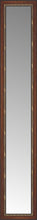 15" x 71" Malabar Walnut Custom Framed Mirror