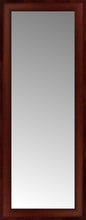 15" x 36" Ansley Mahogany Custom Framed Mirror