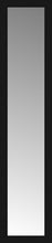 14" x 60" Soho Black Custom Framed Mirror