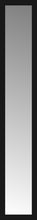 14" x 74" Soho Black Custom Framed Mirror