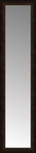 15" x 58" Dark Copper Custom Framed Mirror