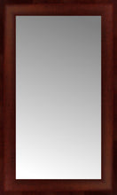 15" x 24" Ansley Mahogany Custom Framed Mirror