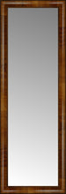 16" x 45" Belmont Light Brown Custom Framed Mirror