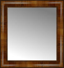 16" x 17" Belmont Light Brown Custom Framed Mirror