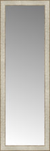 15" x 43" Libretto Antique Silver Custom Framed Mirror