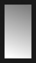 16" x 27" Soho Black Custom Framed Mirror