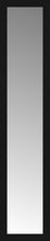 14" x 61" Soho Black Custom Framed Mirror