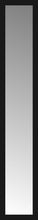 15" x 80" Soho Black Custom Framed Mirror