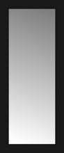 14" x 31" Soho Black Custom Framed Mirror