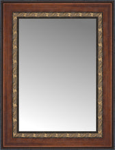 16" x 20" Malabar Walnut Custom Framed Mirror