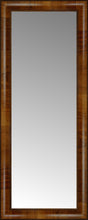 14" x 33" Belmont Light Brown Custom Framed Mirror