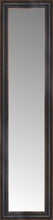 15" x 54" Aged Bronze Slope Custom Framed Mirror
