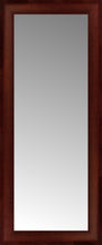 14" x 31" Ansley Mahogany Custom Framed Mirror