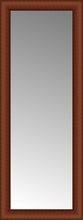 16" x 40" Ansley Cherry Custom Framed Mirror