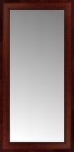 15" x 29" Ansley Mahogany Custom Framed Mirror