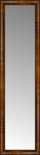14" x 50" Belmont Light Brown Custom Framed Mirror