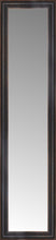 16" x 59" Aged Bronze Slope Custom Framed Mirror