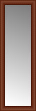 14" x 40" Ansley Cherry Custom Framed Mirror