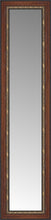 14" x 49" Malabar Walnut Custom Framed Mirror
