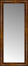 15" x 34" Belmont Light Brown Custom Framed Mirror