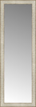 14" x 40" Libretto Antique Silver Custom Framed Mirror