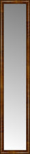 15" x 71" Belmont Light Brown Custom Framed Mirror