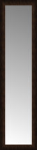 15" x 54" Dark Copper Custom Framed Mirror