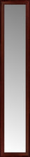 14" x 65" Ansley Mahogany Custom Framed Mirror