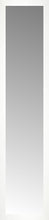 15" x 64" White Wide Cube Custom Framed Mirror