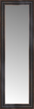 16" x 45" Aged Bronze Slope Custom Framed Mirror