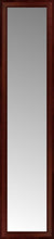 15" x 61" Ansley Mahogany Custom Framed Mirror