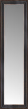 15" x 49" Aged Bronze Slope Custom Framed Mirror