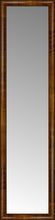 16" x 61" Belmont Light Brown Custom Framed Mirror