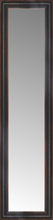 15" x 54" Aged Bronze Slope Custom Framed Mirror