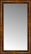 16" x 27" Belmont Light Brown Custom Framed Mirror